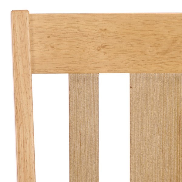 Roswitha Splat Back Dining Chair in Light Oak