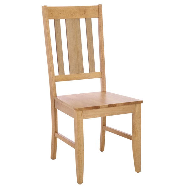 Roswitha Splat Back Dining Chair in Light Oak