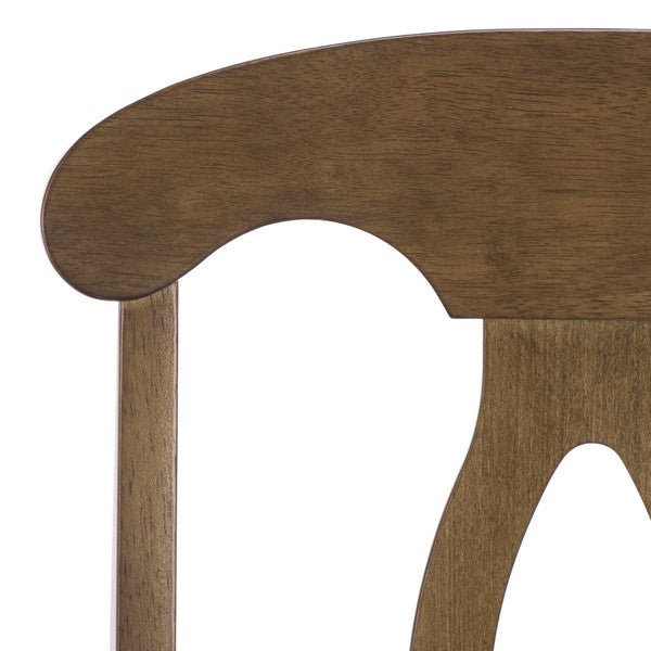 Hannelore Wooden Arm Chair in Dark Oak