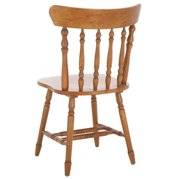 Coralyn Spindle Back Dining Chairs in Honey (Set of 2)