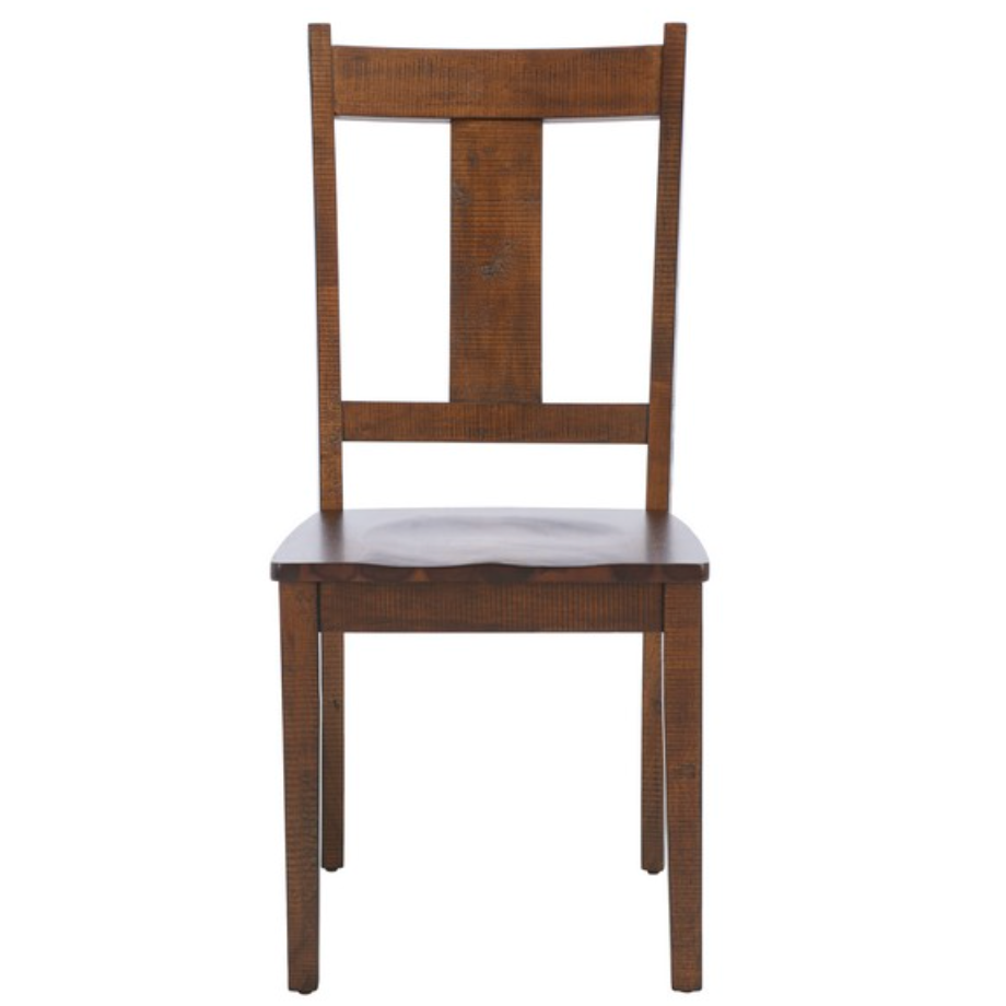 Sergio Splat Back Dining Chair in Rustic Cafe (Set of 2)