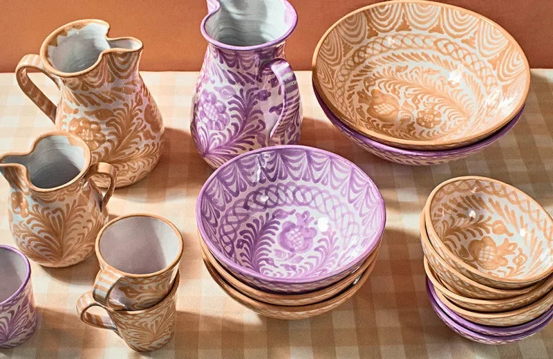Small bowl with hand painted designs - The Mayfair Hall