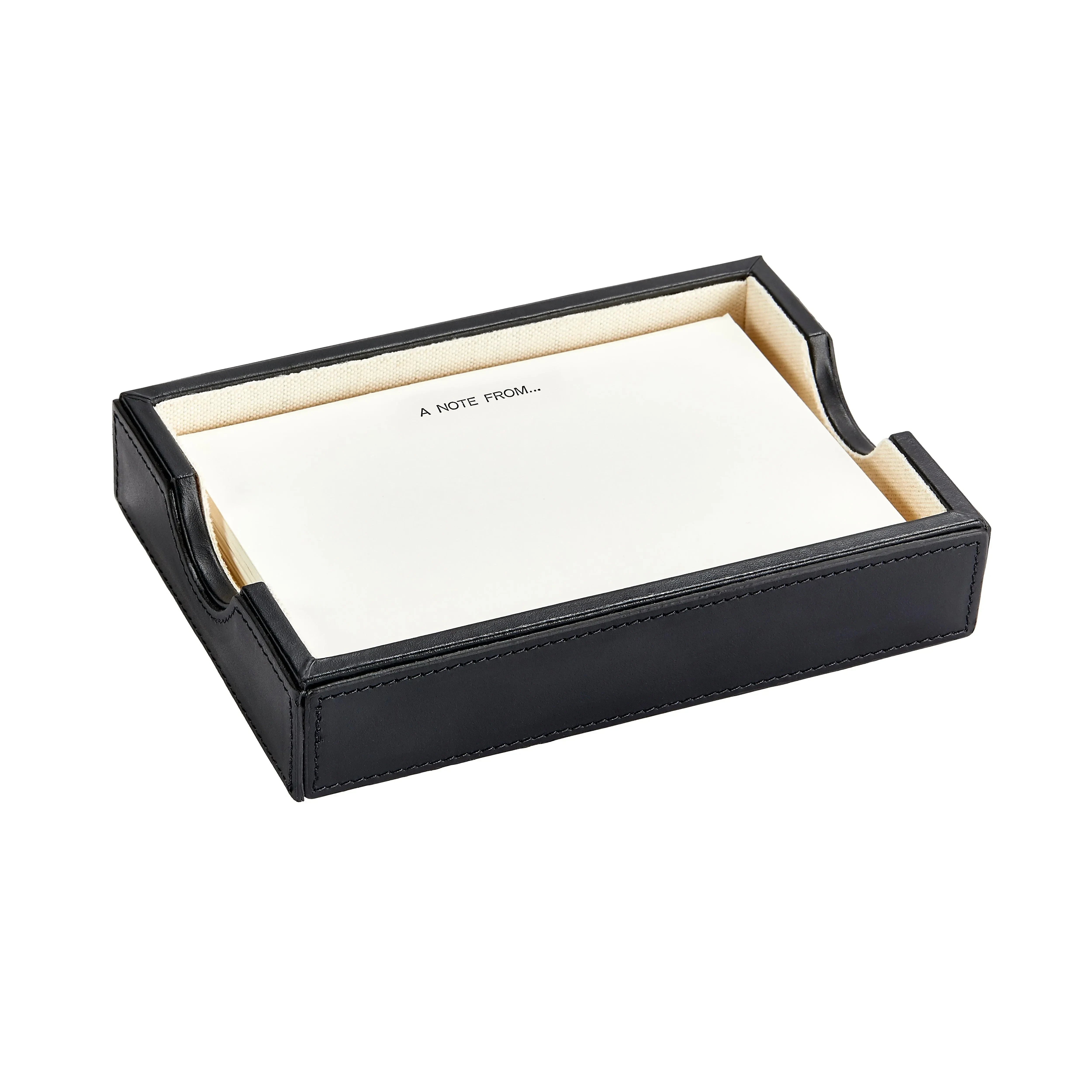 Leather Memo Tray - The Mayfair Hall
