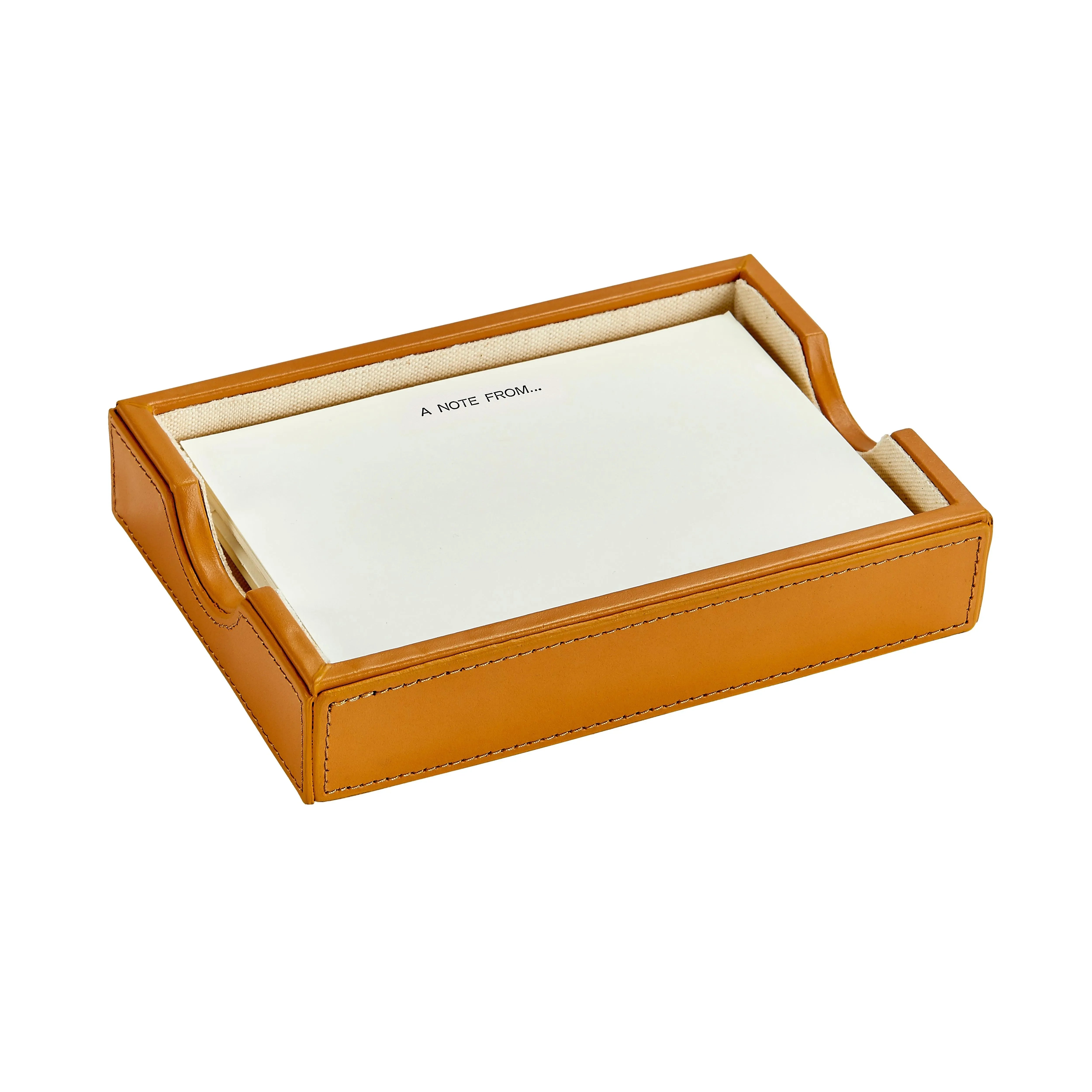 Leather Memo Tray - The Mayfair Hall