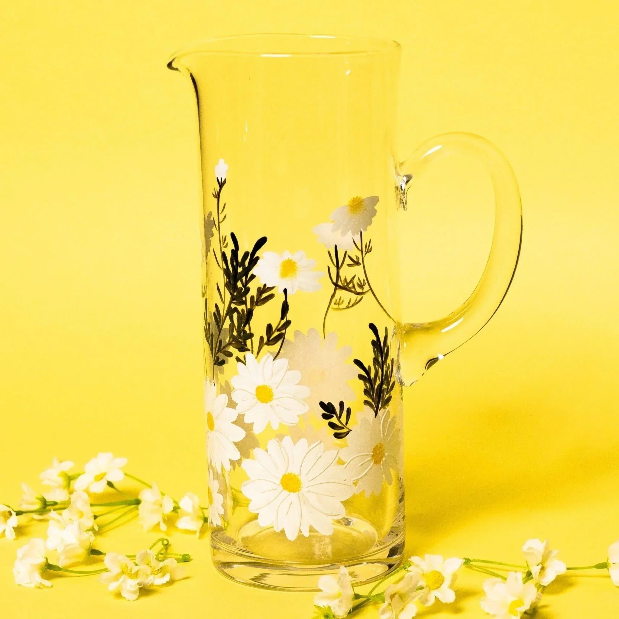 Painted Daisy Pitcher - The Mayfair Hall