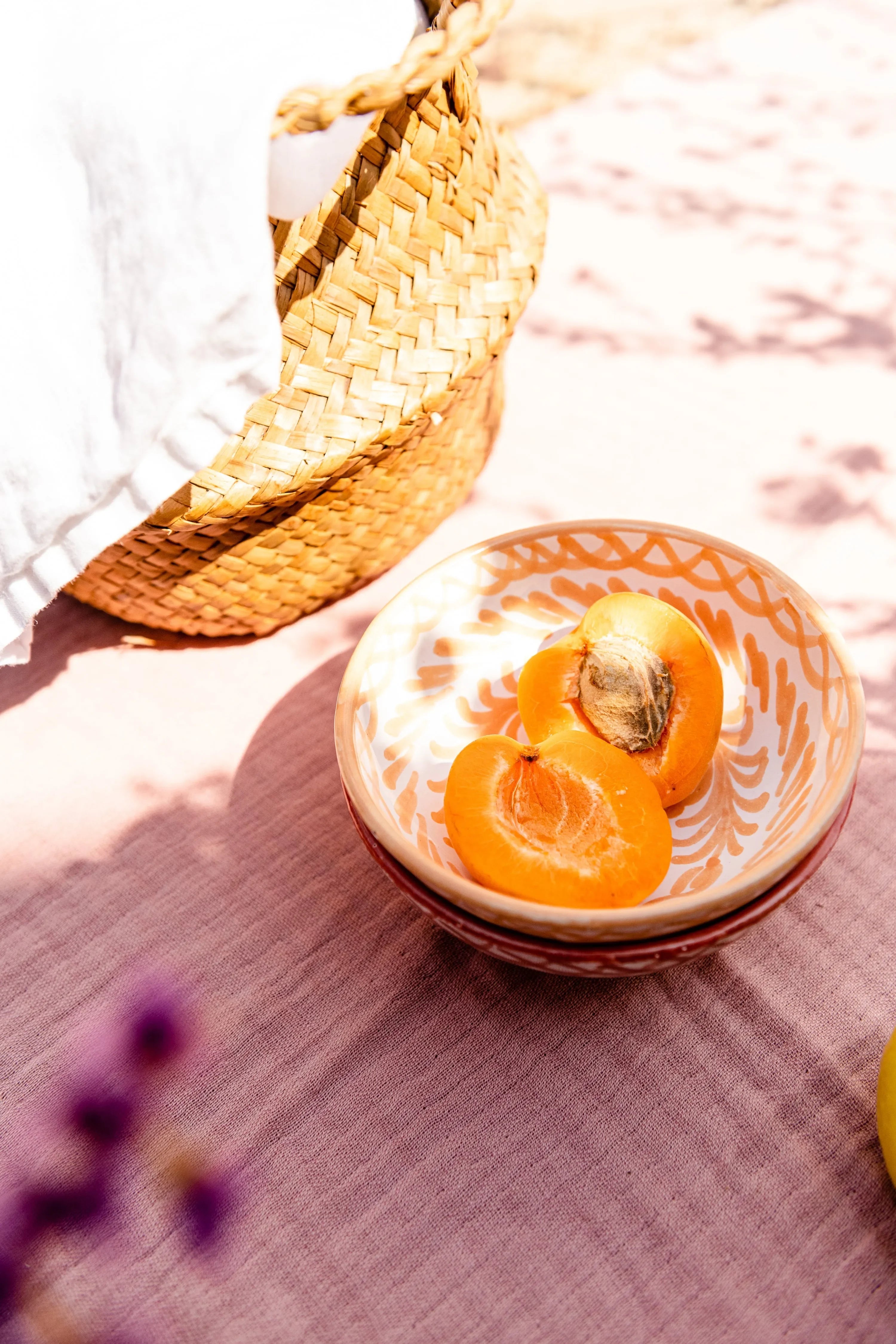 Small bowl with hand painted designs - The Mayfair Hall