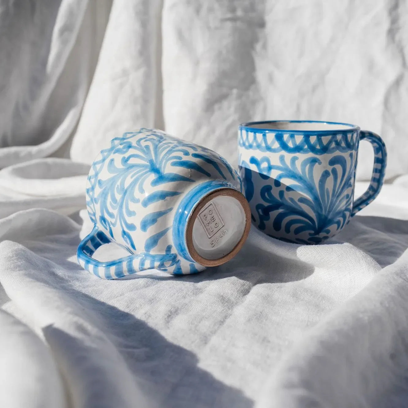 Mug with hand painted designs - The Mayfair Hall