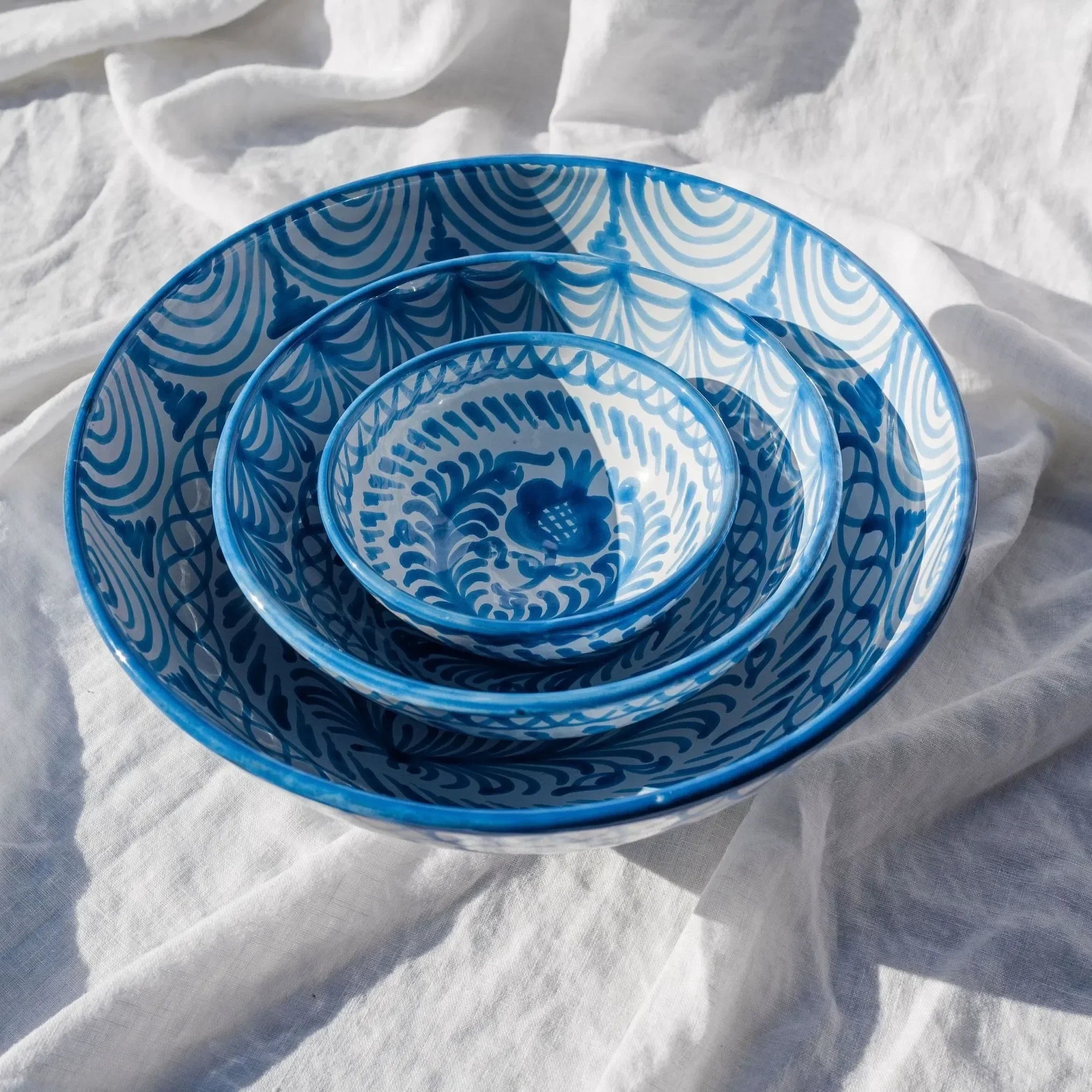 Small bowl with hand painted designs - The Mayfair Hall