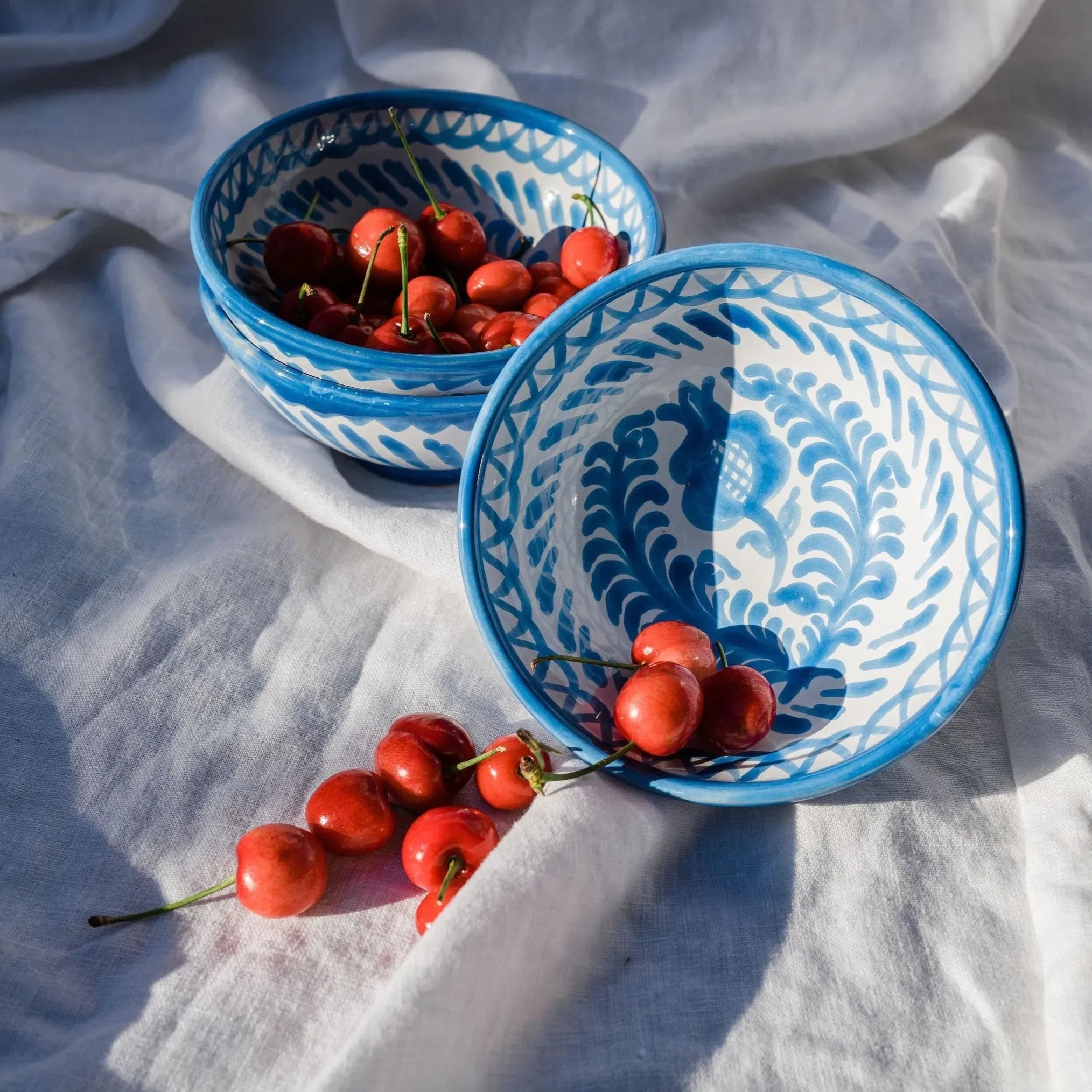 Small bowl with hand painted designs - The Mayfair Hall