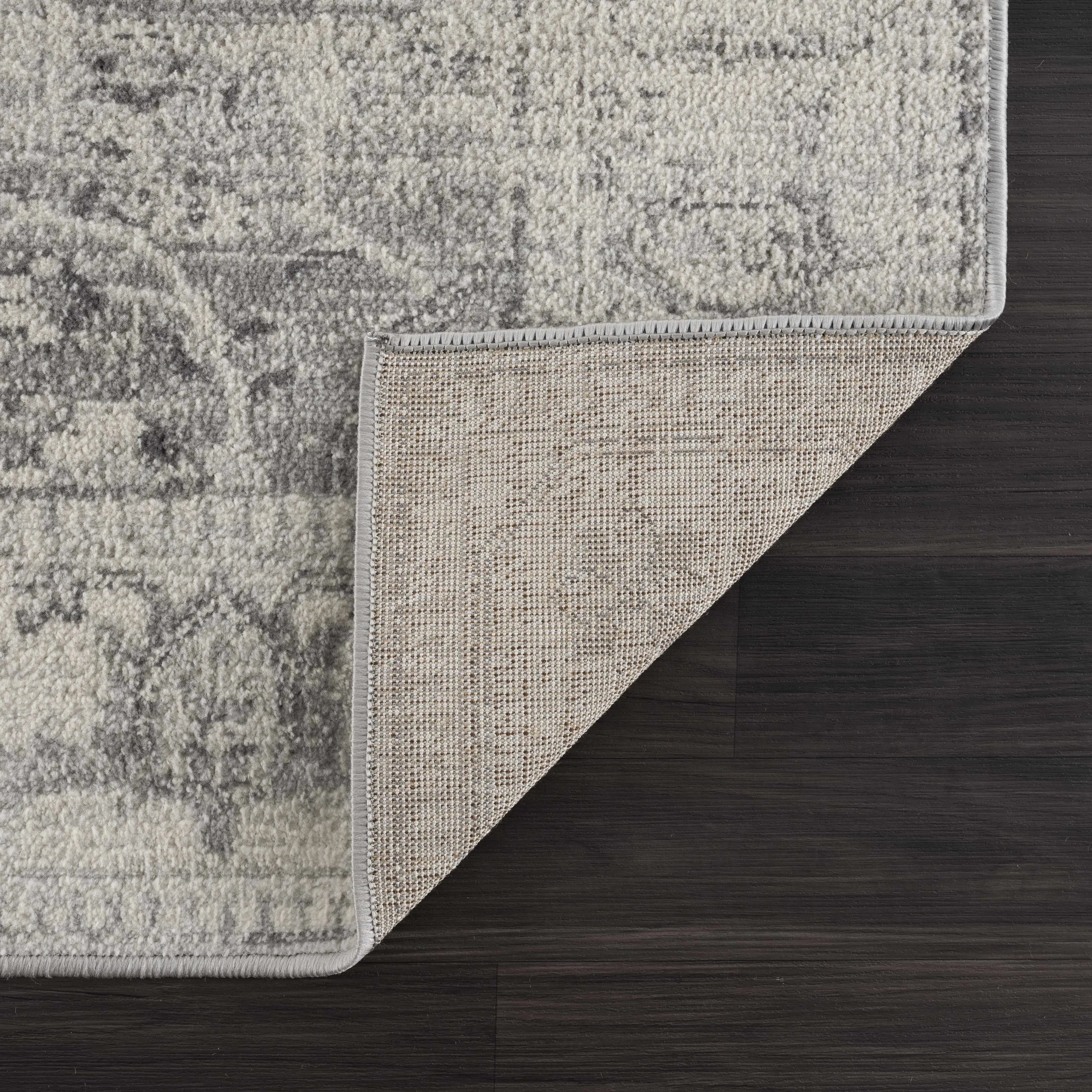 Ivory & Gray Medallion Rug TGS2315 - Limited Edition - The Mayfair Hall