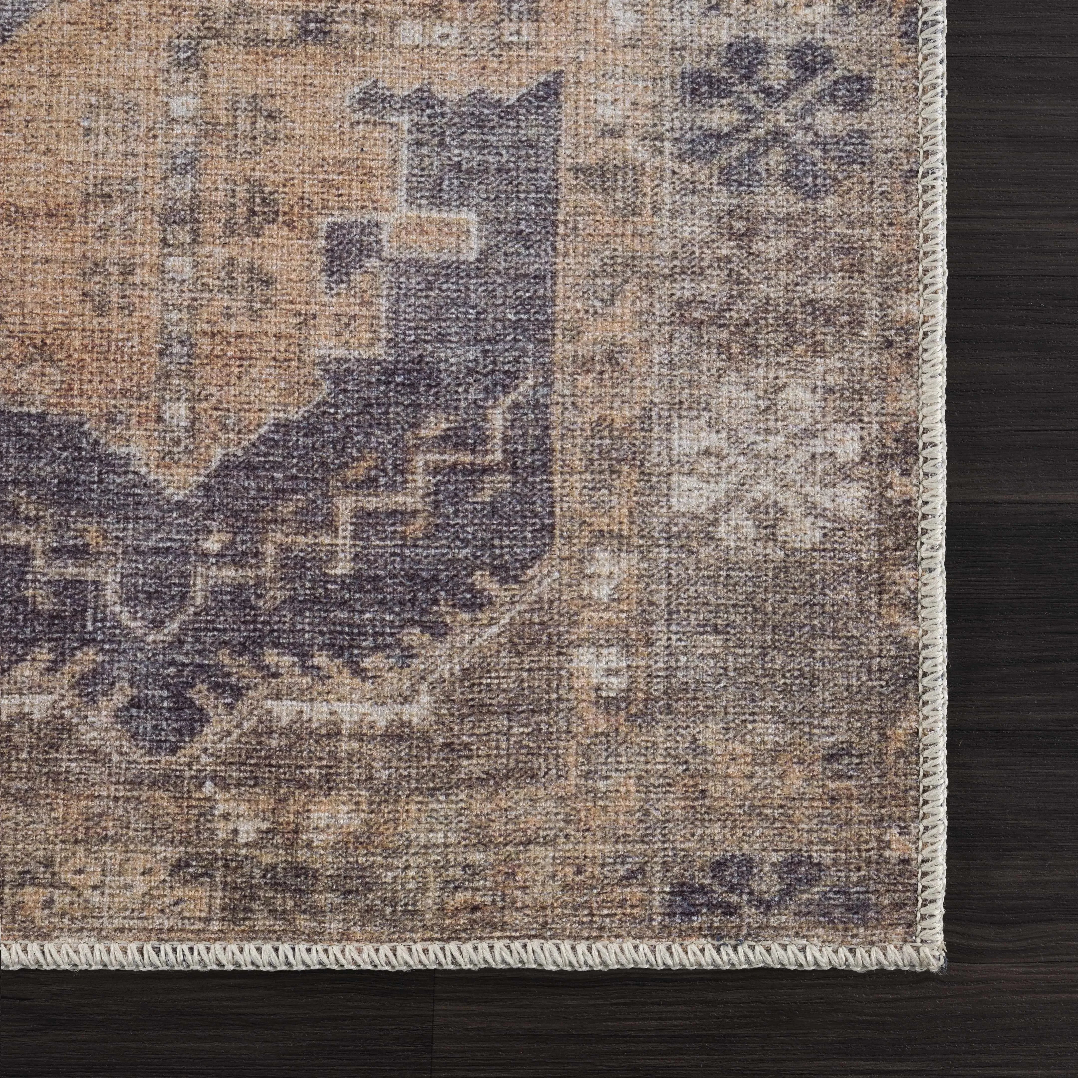 Carrabelle Peach Washable Area Rug - Clearance - The Mayfair Hall