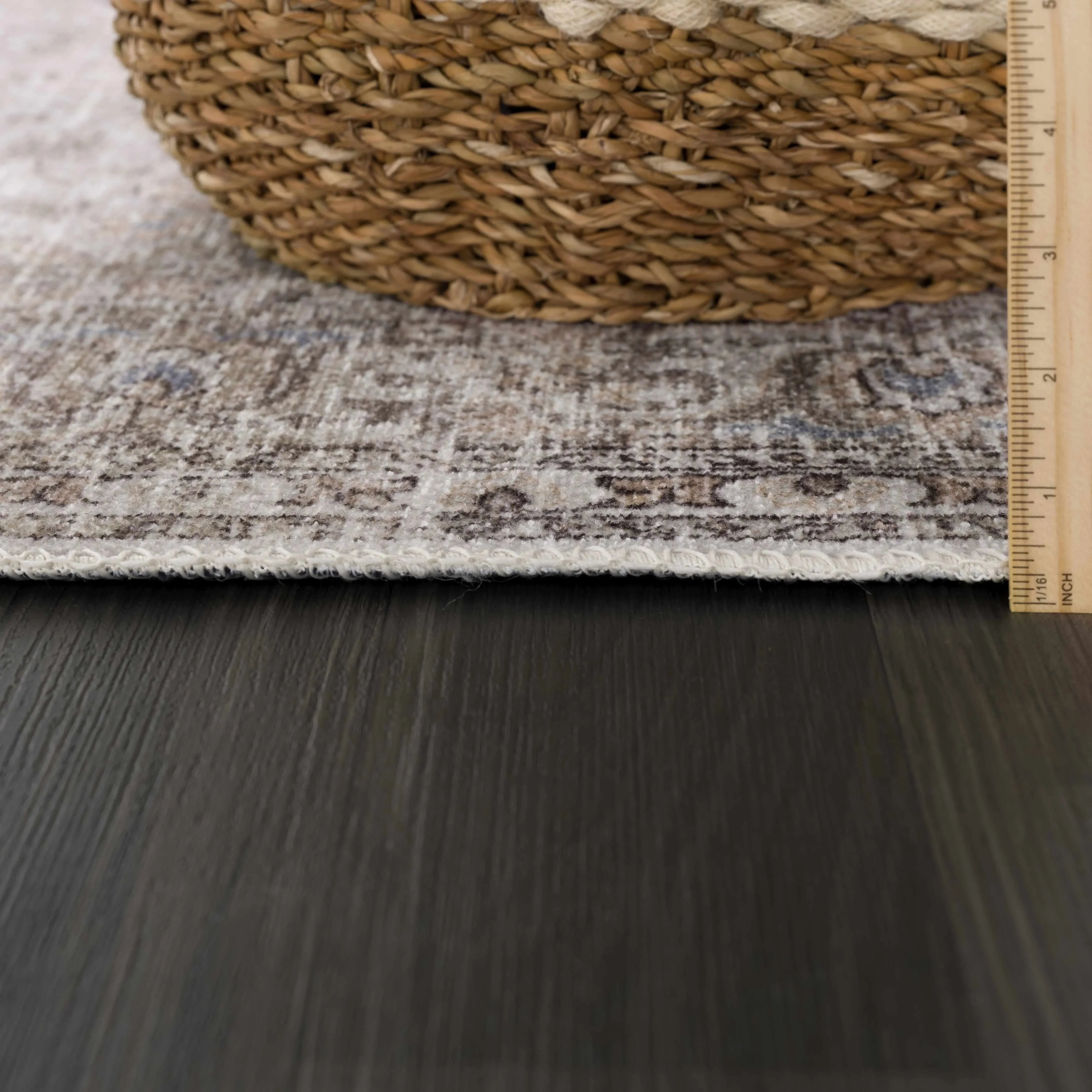 Cream Holi-2301 Washable Area Rug - The Mayfair Hall