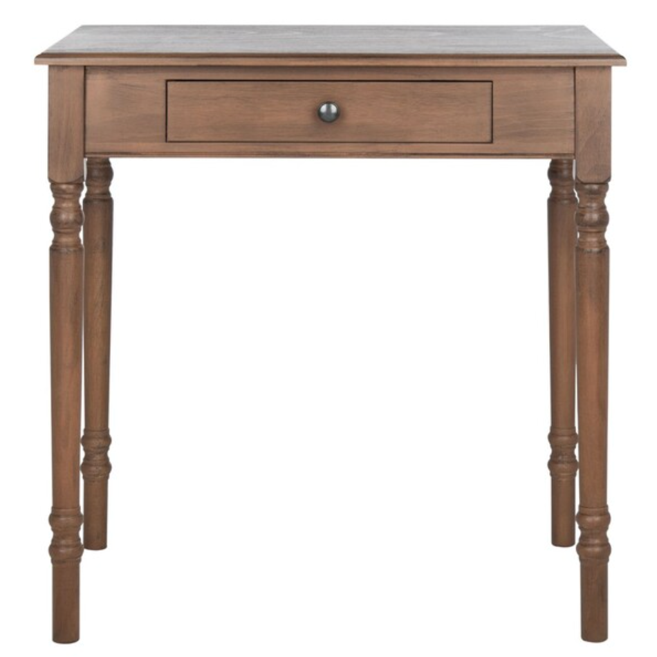 Arina 1 Drawer Desk in Brown