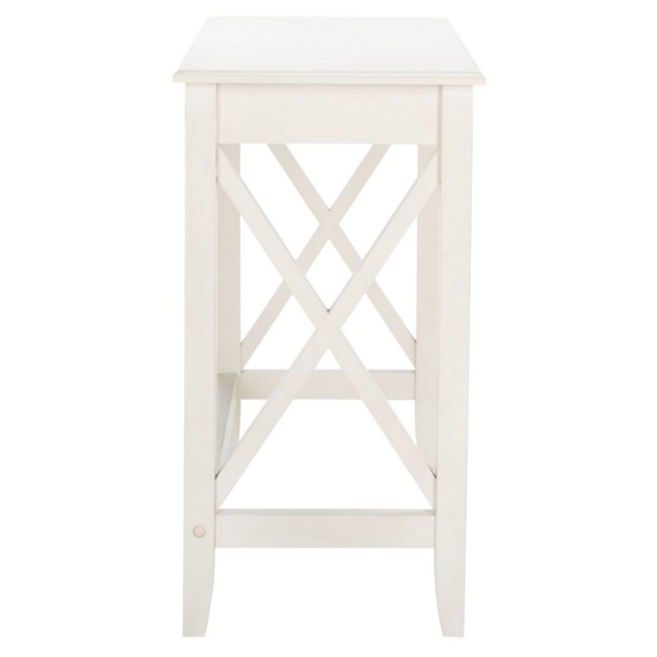 Kaytee Desk in Distressed White