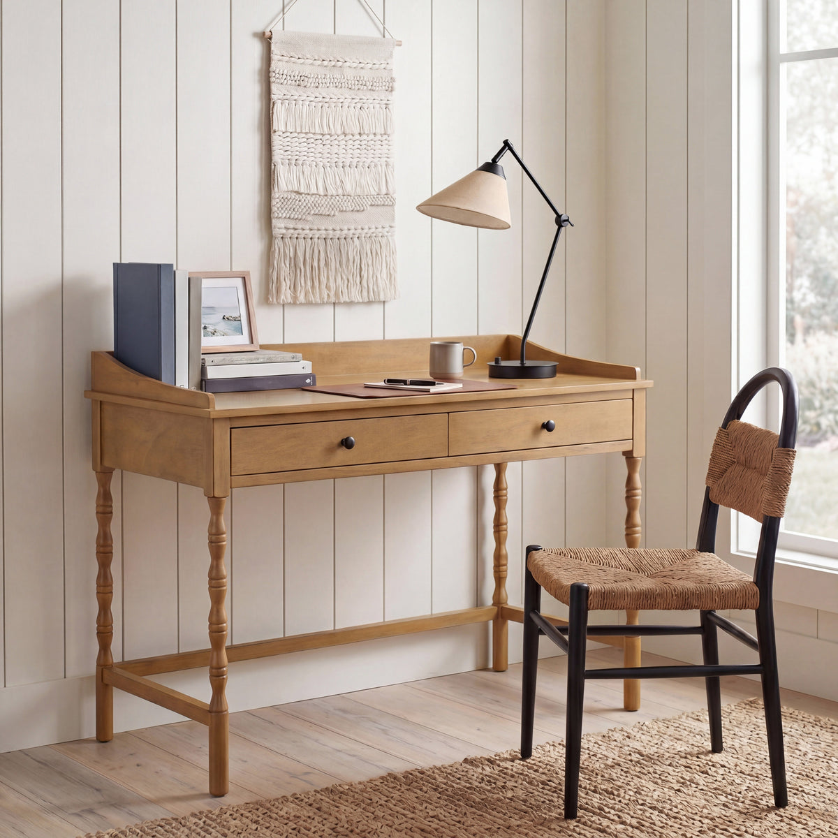 Astaroth Desk in Desert Brown