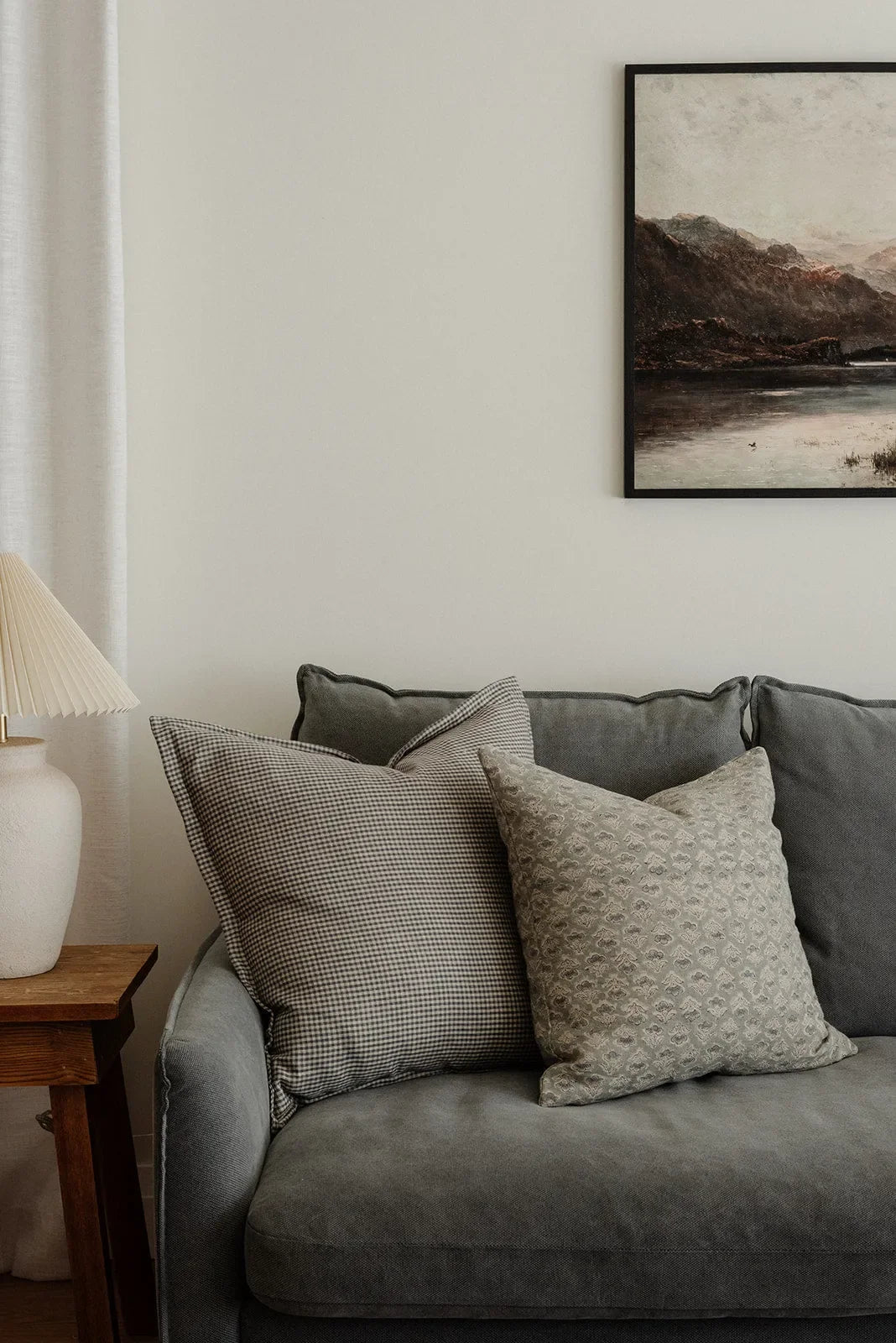 Finn Gingham Pillow Cover - The Mayfair Hall