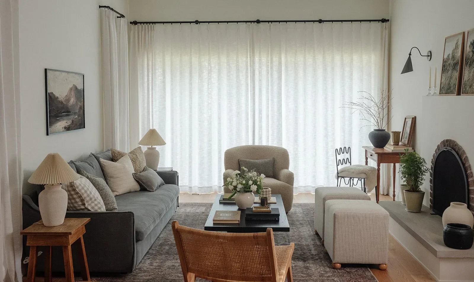 Ivy Floral Pillow Cover in Brown - The Mayfair Hall