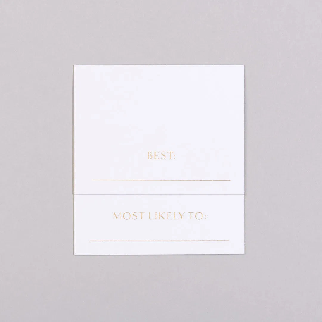 Superlatives Place Cards