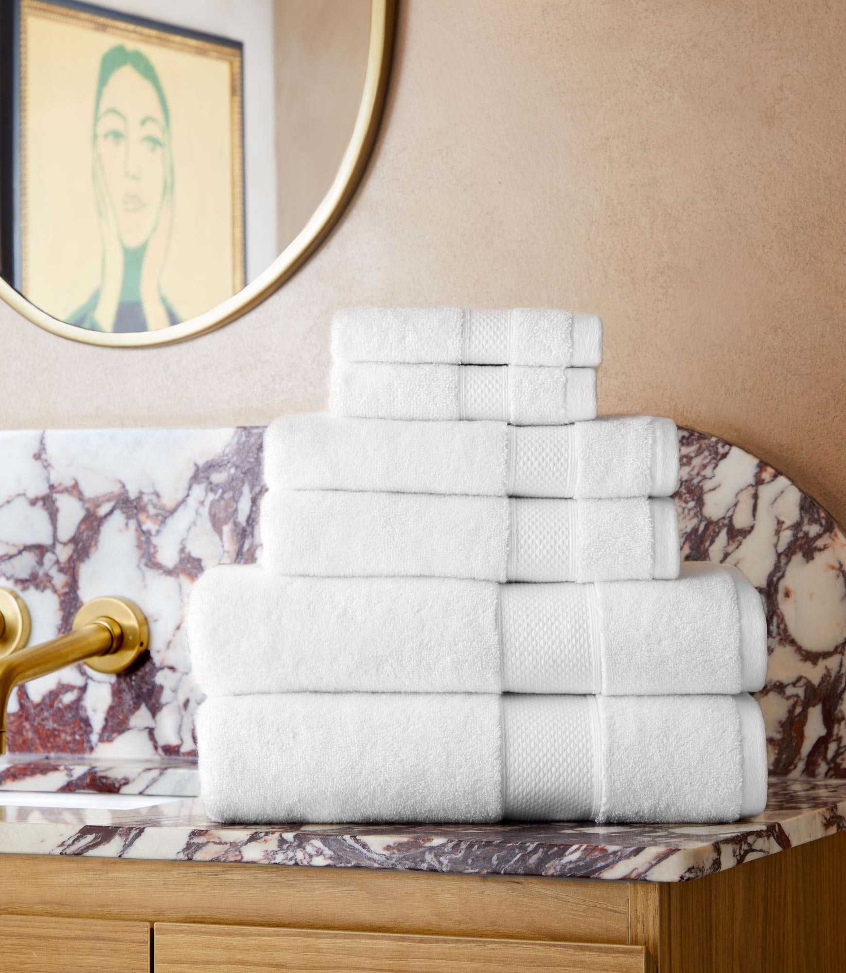 Diamond Towel Set