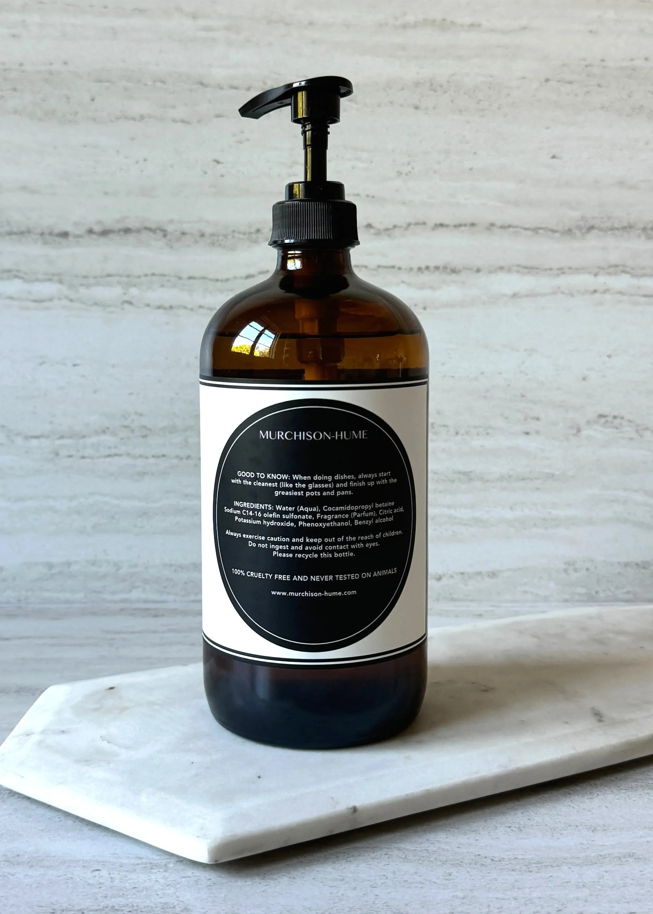 Heirloom Dish Soap in Amber Glass Bottle - The Mayfair Hall