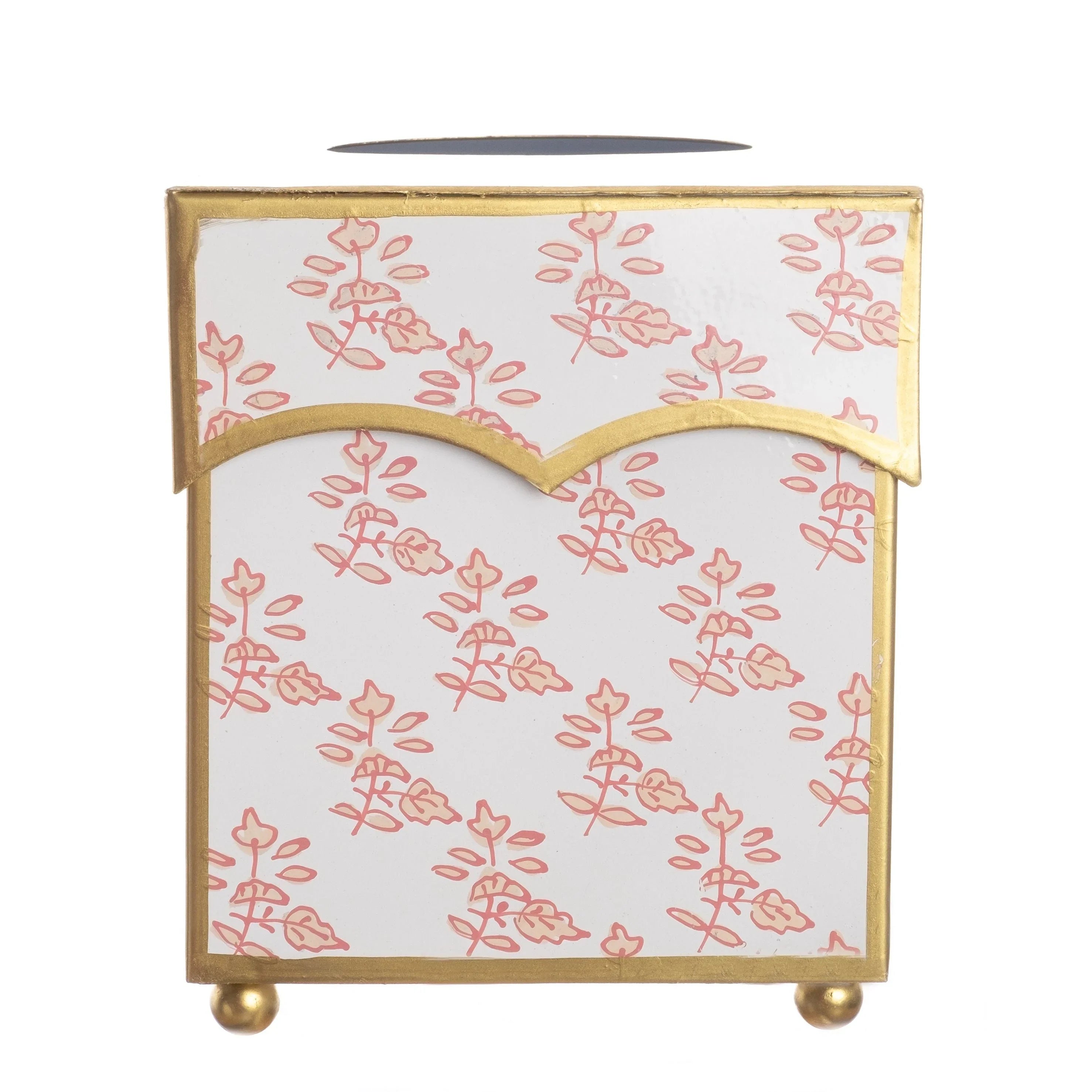 Pink BLOSSOM TISSUE HOLDER - The Mayfair Hall