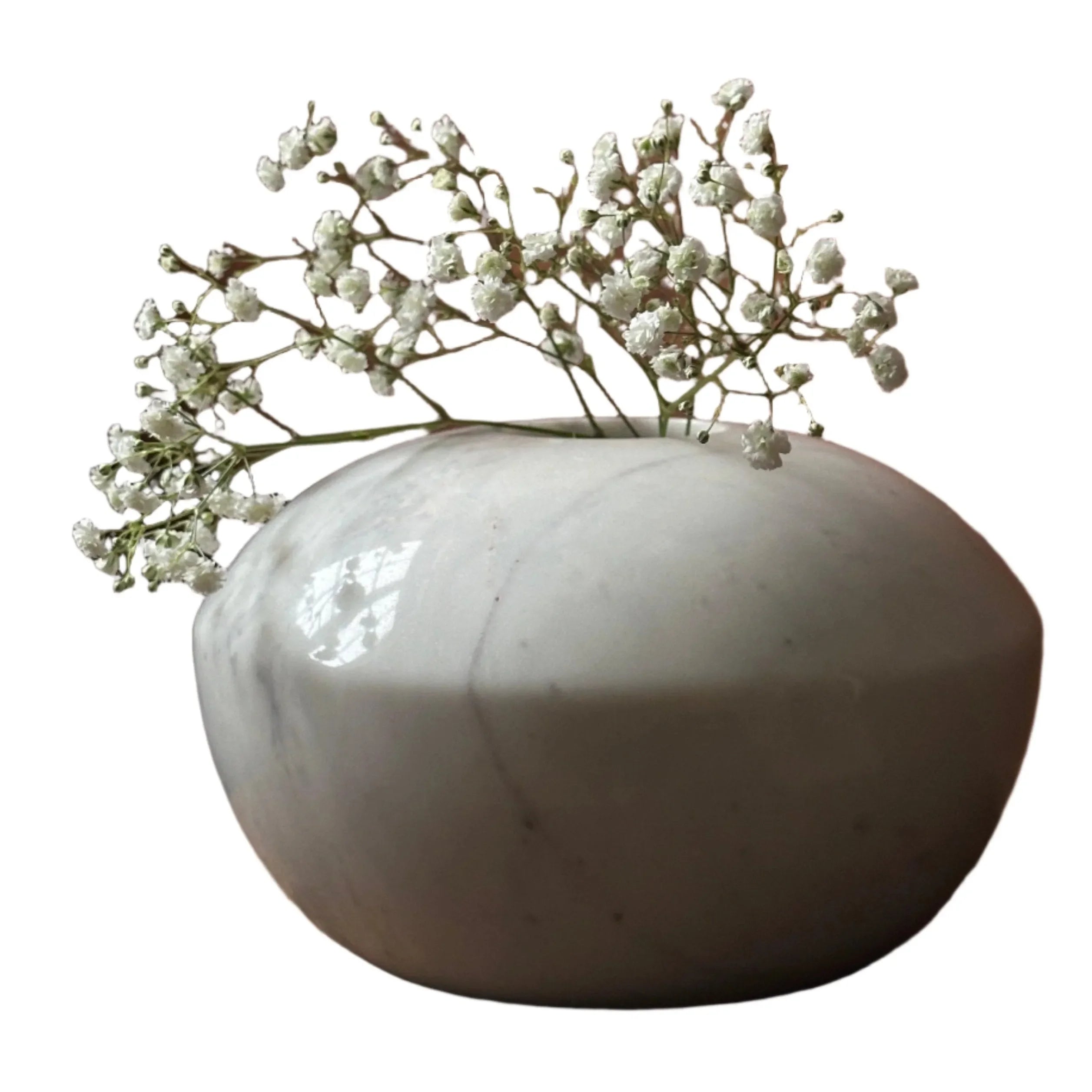 Marble Aria Vase in Cloud - The Mayfair Hall