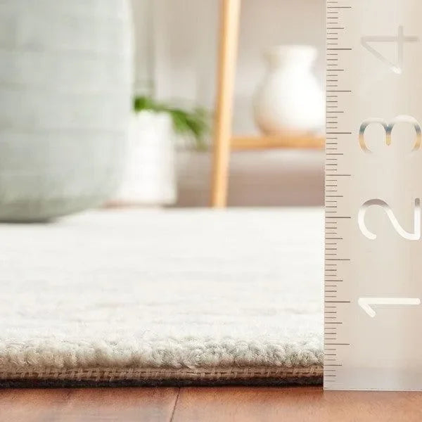 Ebony Wool Rug in Ivory and Light Blue - The Mayfair Hall