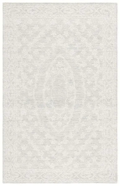Ebony Wool Rug in Ivory and Light Blue - The Mayfair Hall