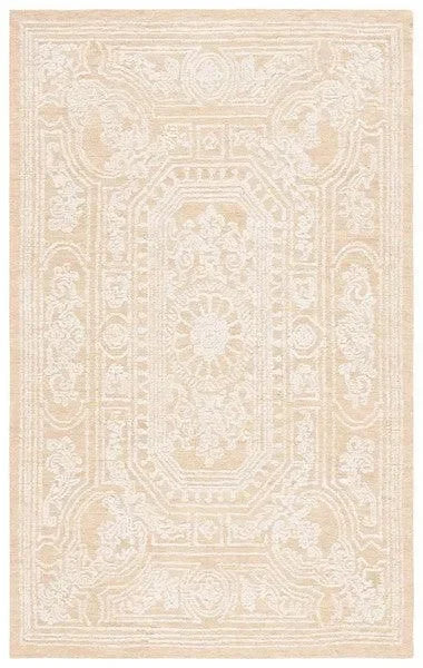 Ebony Wool Rug in Ivory and Gold - The Mayfair Hall