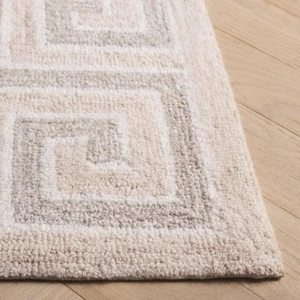 Ebony Wool Rug in Brown and Ivory - The Mayfair Hall