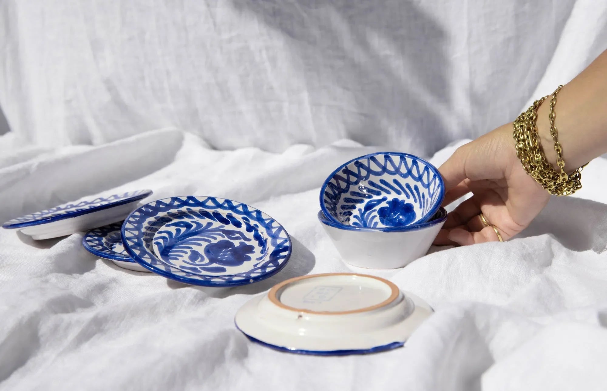 MINI plate with hand painted designs - The Mayfair Hall