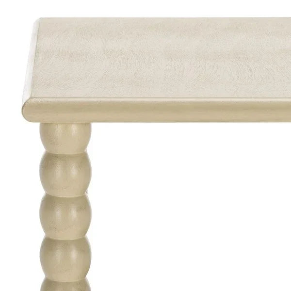 Dilyn Wood 5-Tier Shelving Unit in Sand - The Mayfair Hall