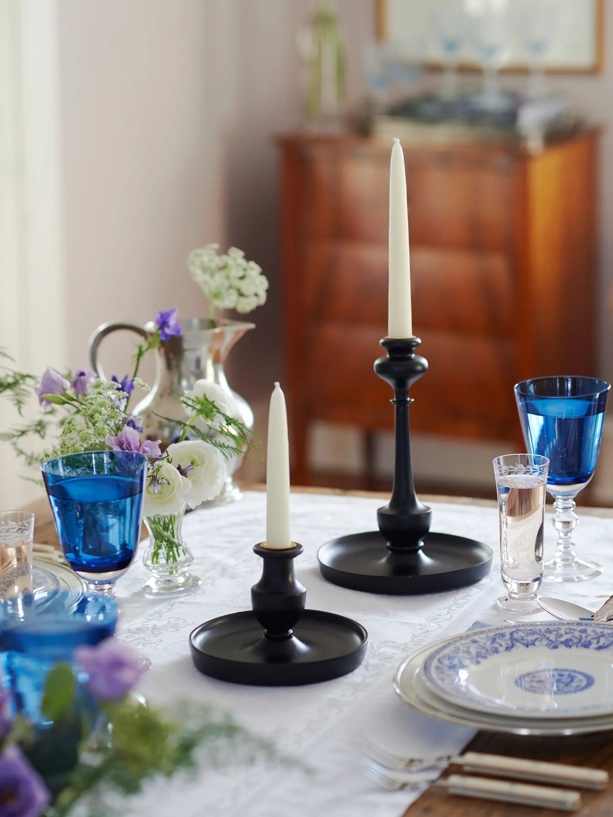 Ebony Candlesticks - The Mayfair Hall