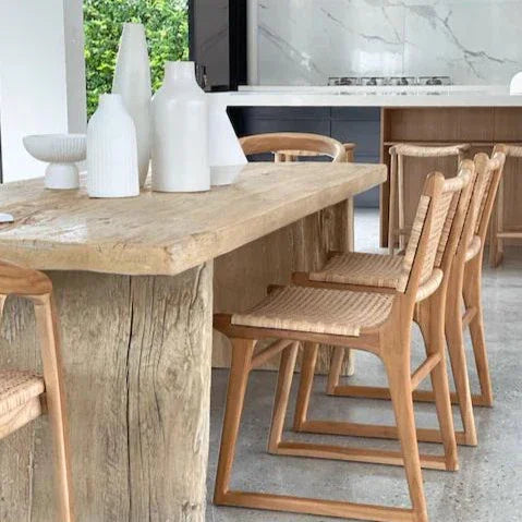 Vintage Elm Dining Table - The Mayfair Hall