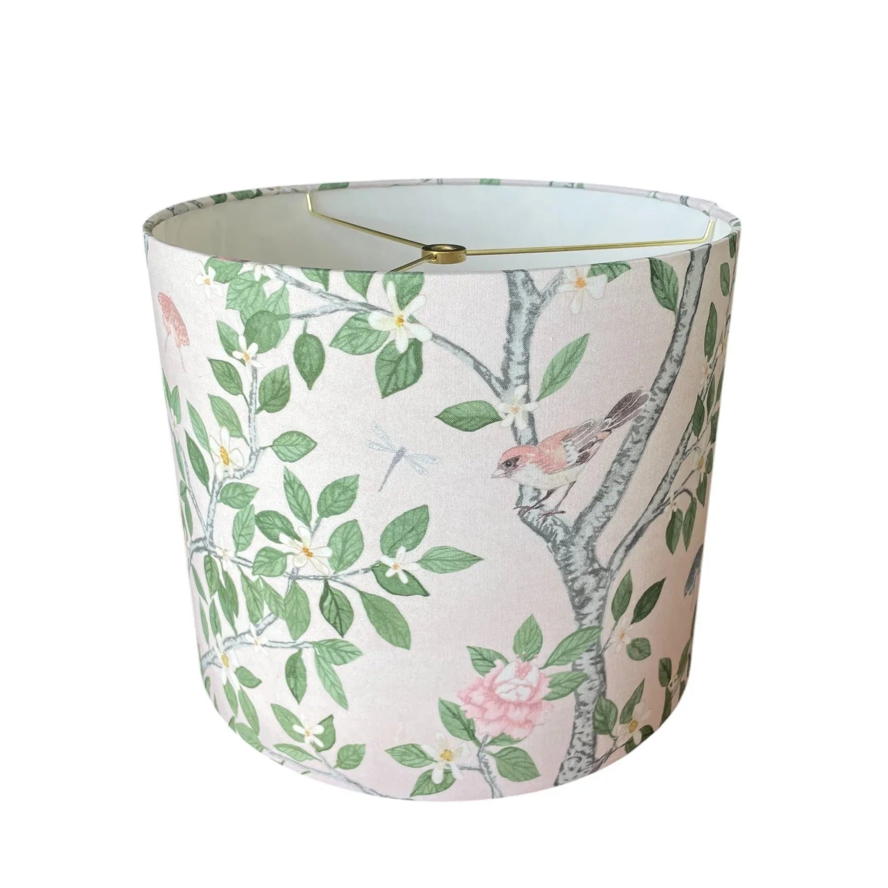 Pink Chinoiserie Lampshade in Elsie's Garden - The Mayfair Hall