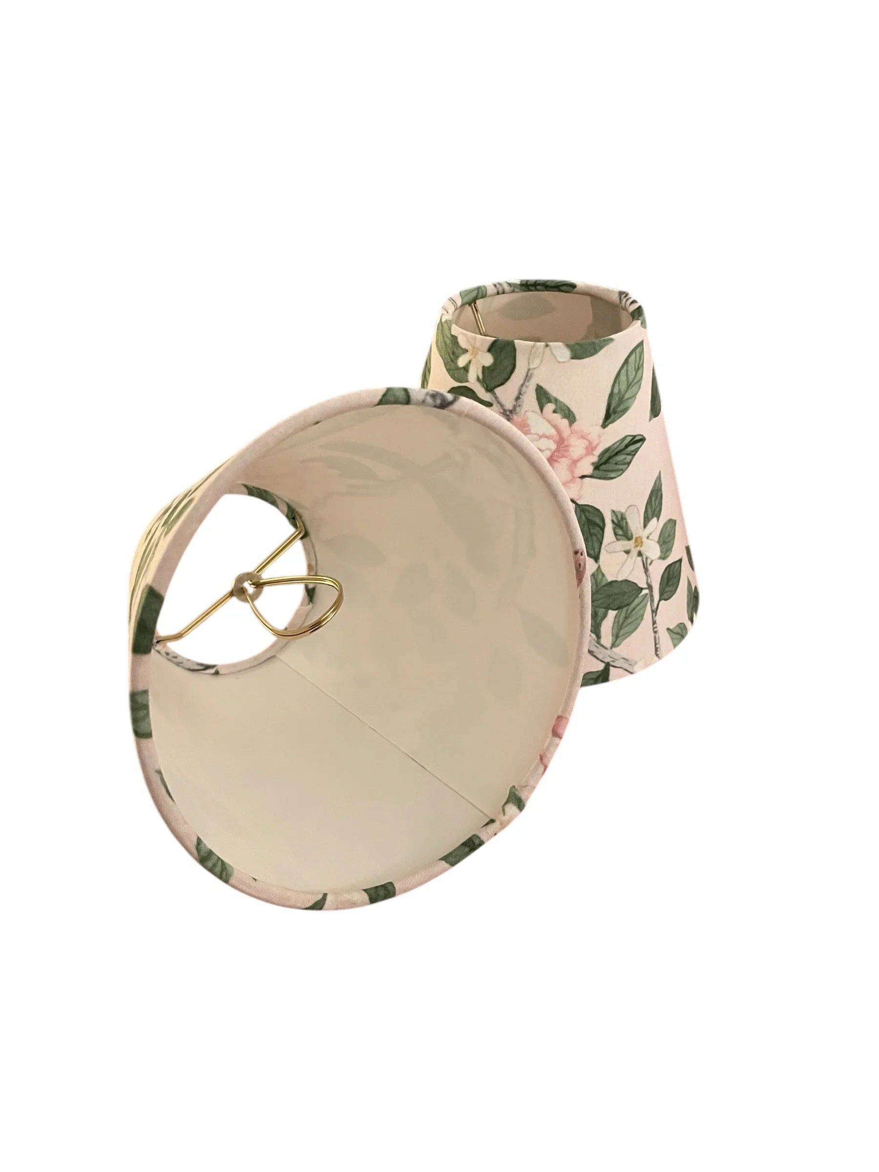 Chinoiserie Floral Sconce Shade in Elsie's Garden - The Mayfair Hall