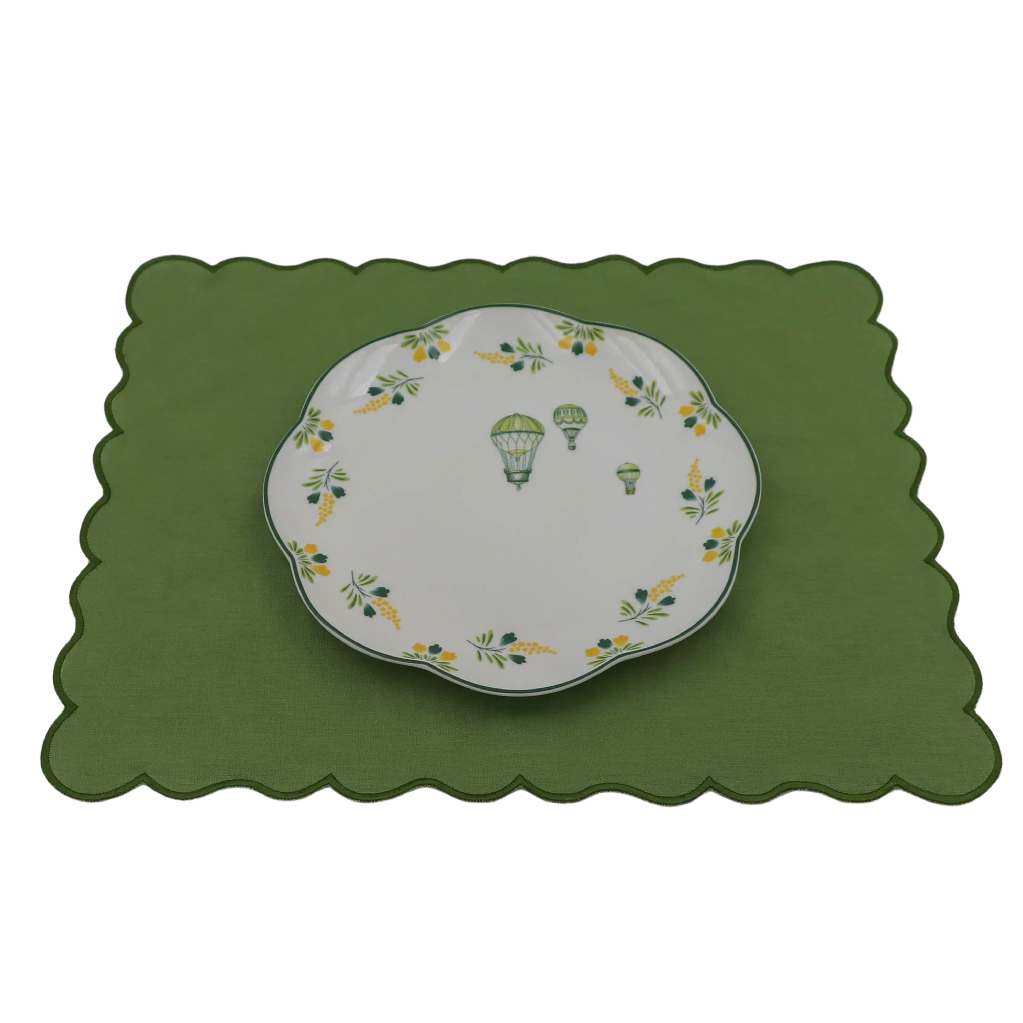 Evergreen Wave Placemat - Set of 4