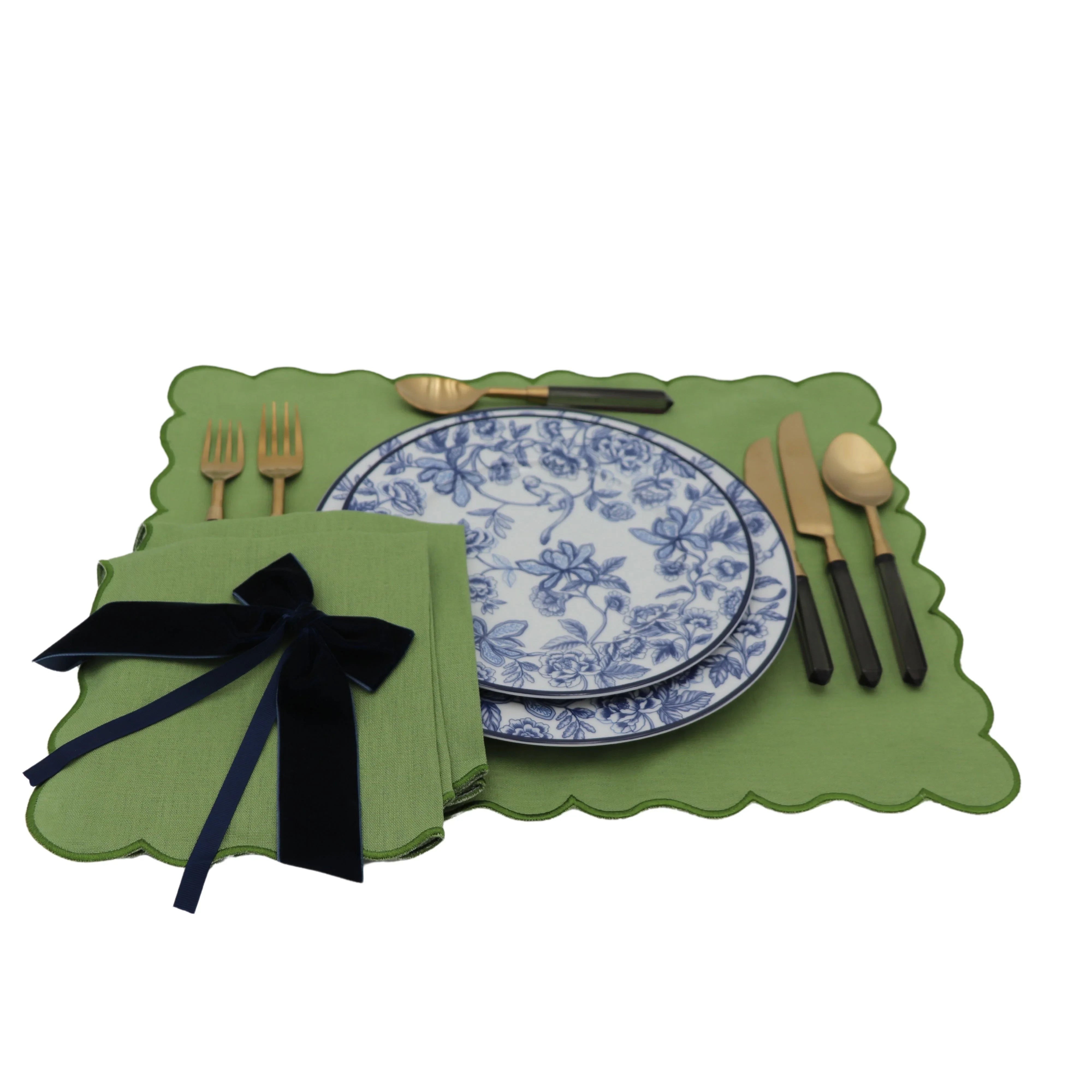 Evergreen Wave Placemat - Set of 4