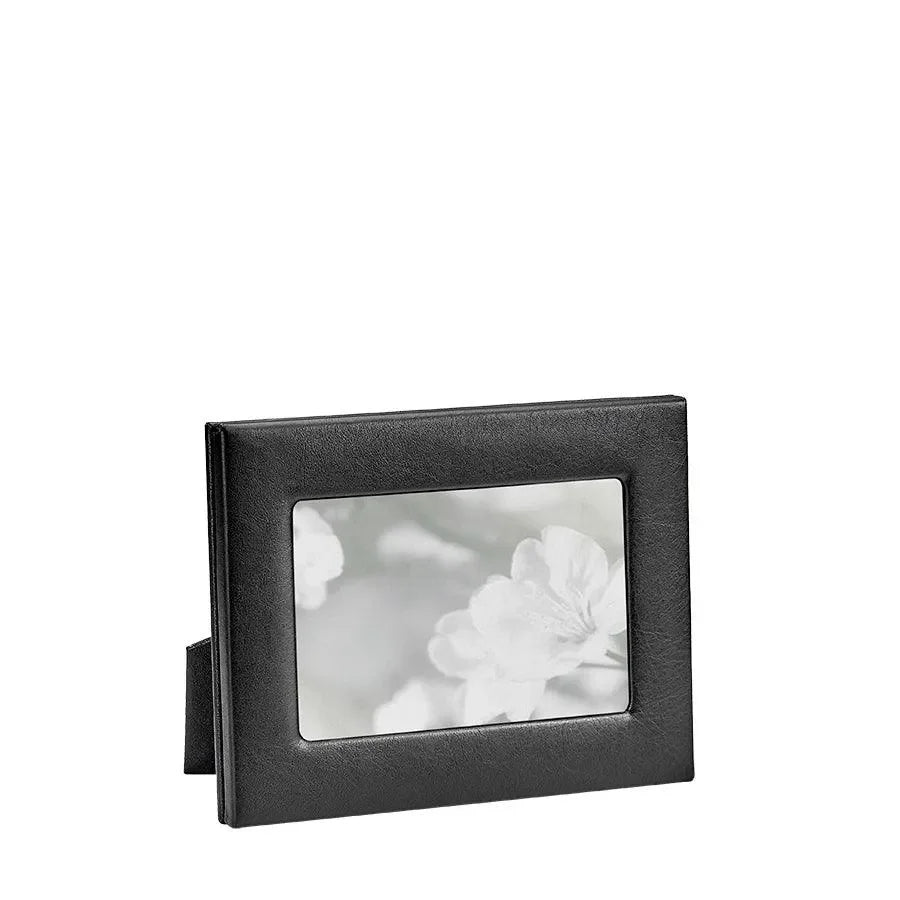 Traditional Full-grain Leather Picture Frame in Black - The Mayfair Hall
