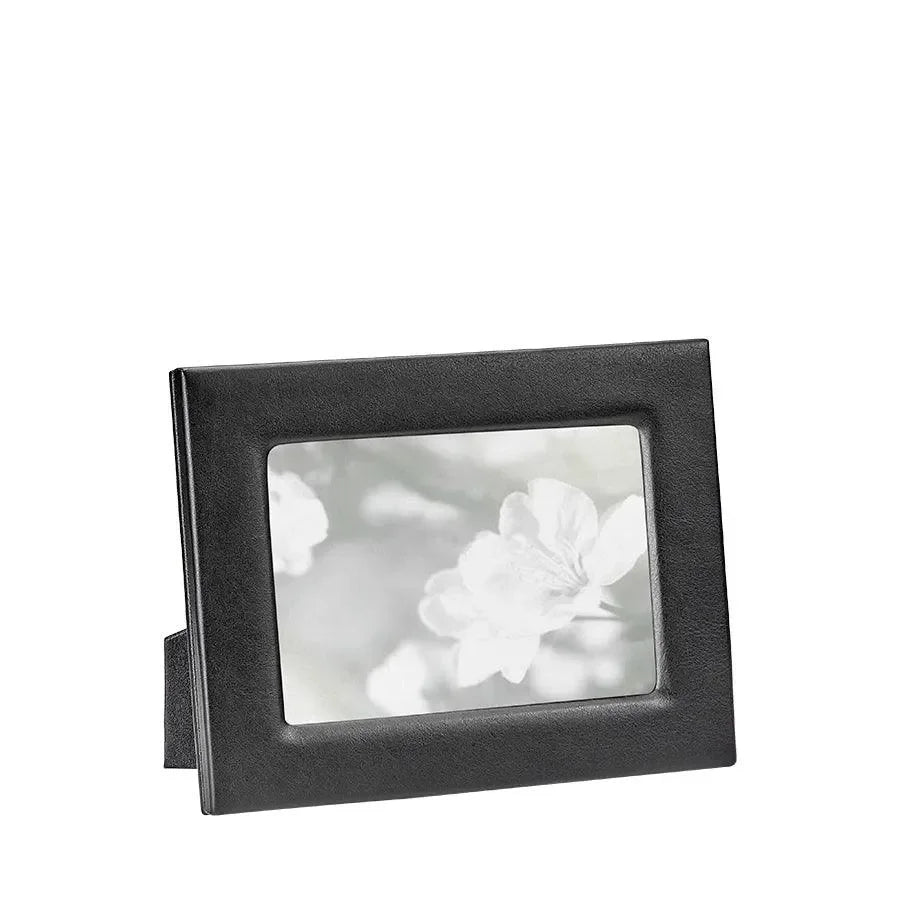 Traditional Full-grain Leather Picture Frame in Black - The Mayfair Hall