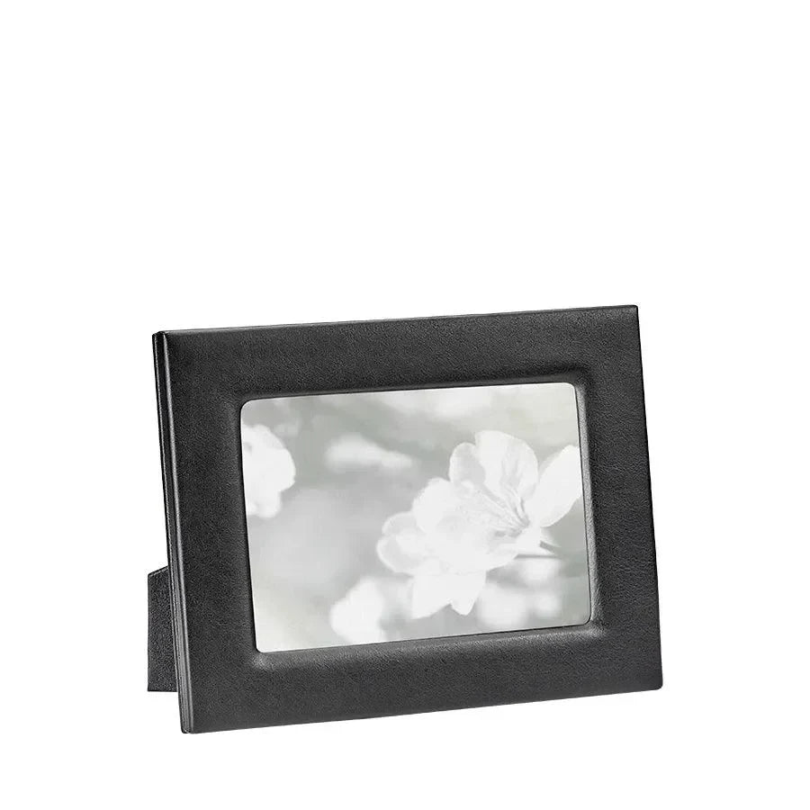 Traditional Full-grain Leather Picture Frame in Black - The Mayfair Hall
