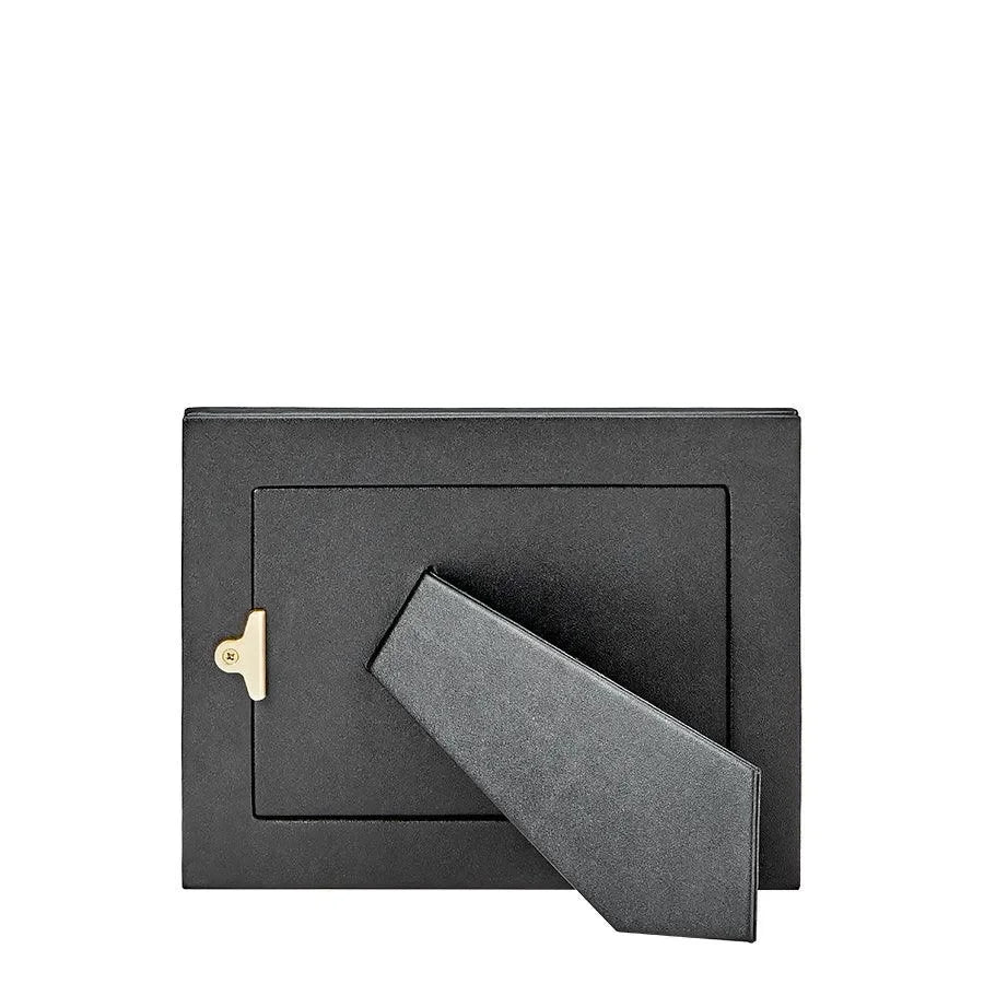 Traditional Full-grain Leather Picture Frame in Black - The Mayfair Hall