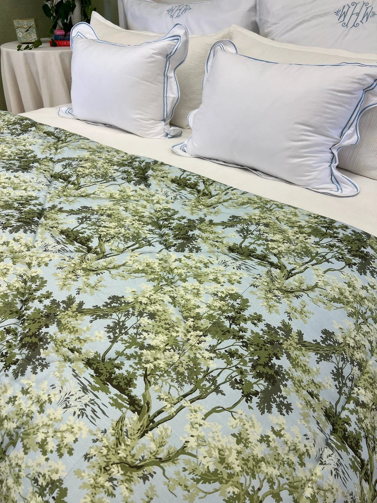 Ginger in Sanctuary & Eloise Comforter - The Mayfair Hall
