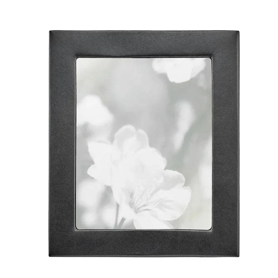 Traditional Full-grain Leather Picture Frame in Black - The Mayfair Hall
