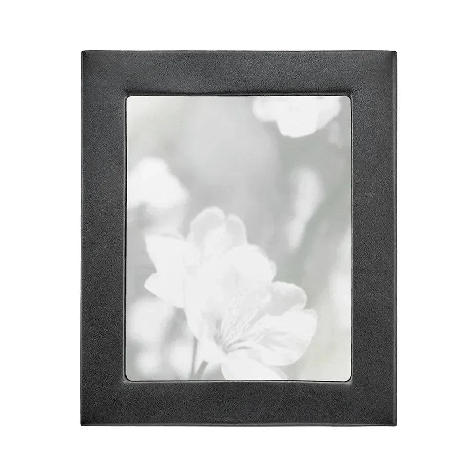 Traditional Full-grain Leather Picture Frame in Black - The Mayfair Hall