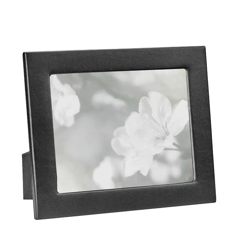 Traditional Full-grain Leather Picture Frame in Black - The Mayfair Hall