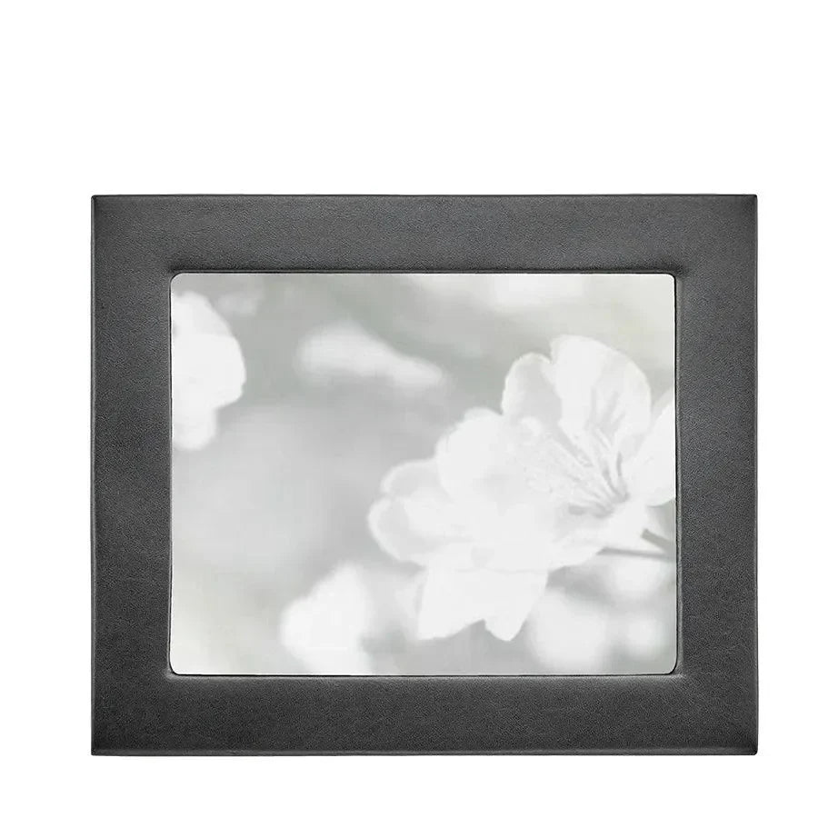 Traditional Full-grain Leather Picture Frame in Black - The Mayfair Hall