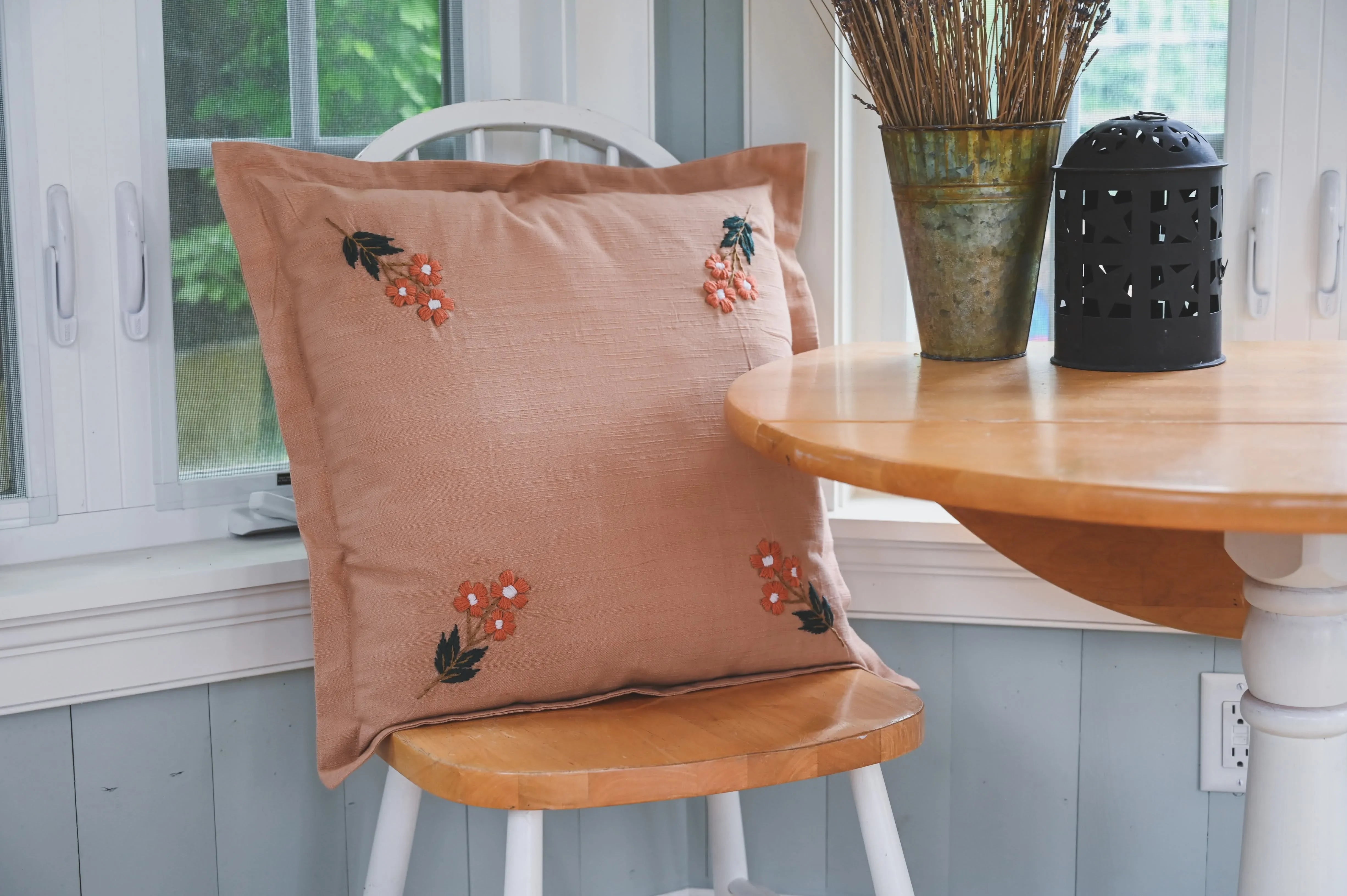 Ada Clare Pillow (Dusty Pink) - The Mayfair Hall