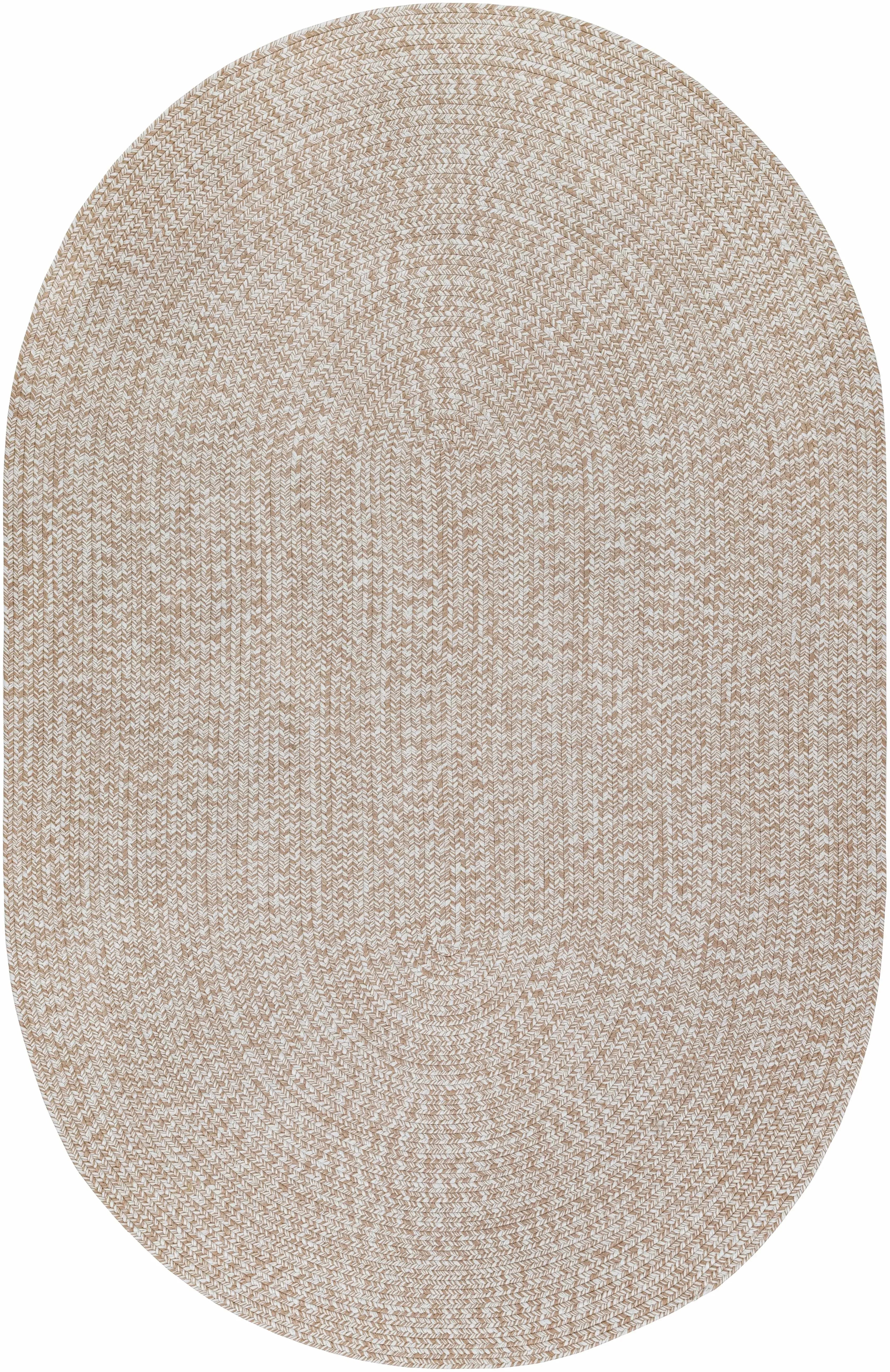 Cream Braided Faux Jute Rug - The Mayfair Hall
