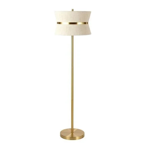 Kora Iron Floor Lamp in Bleached Natural - The Mayfair Hall